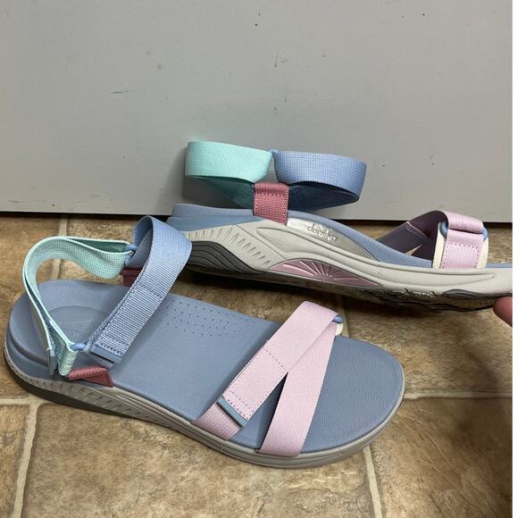 Dansko Racquel Pastel Strap Walking Sandal Size 41 US 10.5 / 11 - Picture 2 of 9